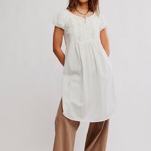 NWT Free People Fayre Midi Top - Ivory